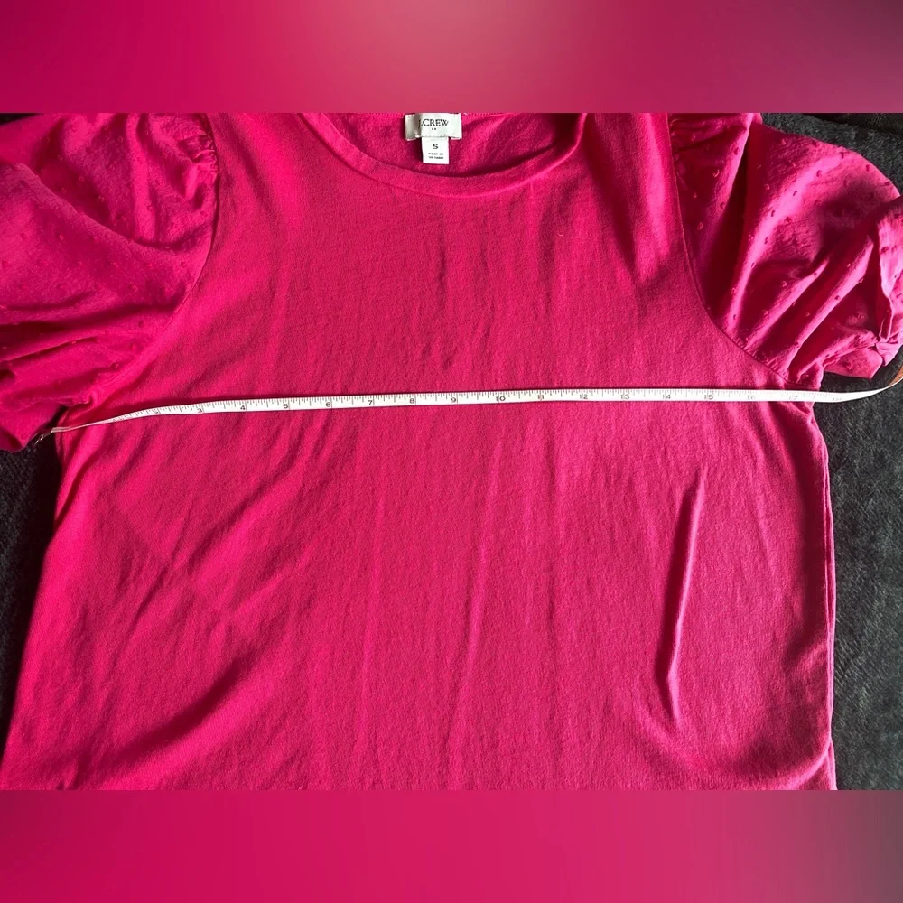 J. Crew Puff sleeve top EUC Small